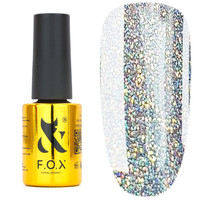 Зображення  Топ для гель-лаку з блискітками F.O.X Top Оpal, 7 мл