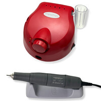 Зображення  Фрезер для манікюру Saeyang Marathon Escort 2 Pro з ручкою H37L1 35000 об/хв, 45 Вт без педалі червоний