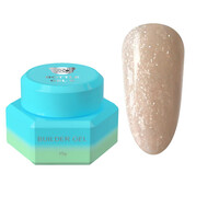 Изображение  Жидкий гель для укрепления и моделирования ногтей You Are Cute Bottle Gel 06 бежево-молочный с шимером, 15 мл, Объем (мл, г): 15, Цвет: 06