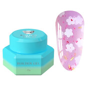 Зображення  Гель для нарощування You Are Cute Builder Gel 23 з декором ліловий, 15 мл, Об'єм (мл, г): 15, Колір: 23