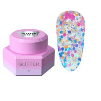 Изображение  Блестки для ногтей You Are Cute Glitter Gel 06, 5 мл, Объем (мл, г): 5, Цвет: 06