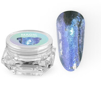 Зображення  Сухі блискітки для нігтів You Are Cute Magic Sparkles 04 жовто-блакитний хамелеон, 0.2 г, Колір: 04