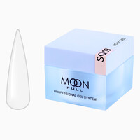 Изображение  Полигель для наращивания ногтей Moon Full Poly Gel SQ03 хрустальный белый, 30 мл, Объем (мл, г): 30, Цвет: SQ03