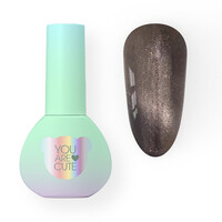 Изображение  Гель-лак You Are Cute Color Gel 117 светоотражающий с эффектом кошачий глаз розовый шоколад с перламутром, 5 мл, Объем (мл, г): 5, Цвет: 117