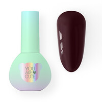 Зображення  Гель-лак You Are Cute Color Gel 075 шоколадно-бордовий, 5 мл, Об'єм (мл, г): 5, Колір: 075