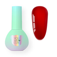 Изображение  Гель-лак You Are Cute Color Gel 122 красный витражный, 5 мл, Объем (мл, г): 5, Цвет: 122