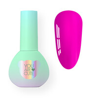 Изображение  Гель-лак You Are Cute Color Gel 123 лилово-розовый витражный, 5 мл, Объем (мл, г): 5, Цвет: 123