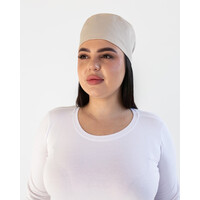 Изображение  Медицинская классическая шапочка на завязках кремовая, "БЕЛЫЙ ХАЛАТ" 483-460-704, Цвет: кремовый