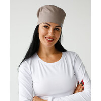 Изображение  Медицинская классическая шапочка на завязках мокко, "БЕЛЫЙ ХАЛАТ" 449-421-704, Цвет: мокко