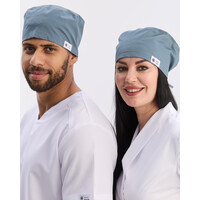 Изображение  Медицинская классическая шапочка на завязках нефритовая (Elite Stretch), "БЕЛЫЙ ХАЛАТ" 449-486-704, Цвет: нефритовый
