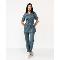 Зображення  Медичний костюм жіночий Кіото нефритовий р. 44, "БІЛИЙ ХАЛАТ" 519-486-679, Розмір: 44, Цвет: нефритовий