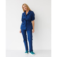 Зображення  Медичний костюм жіночий Кейптаун сапфір р. 52, "БІЛИЙ ХАЛАТ" 523-360-679, Розмір: 52, Цвет: сапфировый