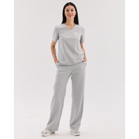 Изображение  Медицинский костюм женский Саванна светло-серый р. 46, "БЕЛЫЙ ХАЛАТ" 582-419-968, Размер: 46, Цвет: светло-серый