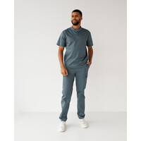 Изображение  Медицинский костюм мужской Денвер нефритовый р. 50, "БЕЛЫЙ ХАЛАТ" 404-486-679, Размер: 50, Цвет: нефритовый