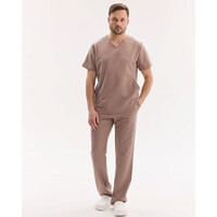 Зображення  Медичний хірургічний костюм чоловічий Портленд мокко р. 54, "БІЛИЙ ХАЛАТ" 569-421-966, Розмір: 54, Цвет: моко