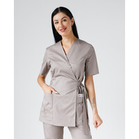 Изображение  Медицинская рубашка женская Киото мокко р. 48, "БЕЛЫЙ ХАЛАТ" 573-421-679, Размер: 48, Цвет: мокко