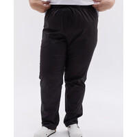 Зображення  Медичні жіночі брюки Торонто чорні +SIZE р. 62, "БІЛИЙ ХАЛАТ" 568-321-948, Розмір: 62, Цвет: чорний