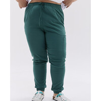 Зображення  Медичні штани жіночі джогери стрейч зелені +SIZE р. 58, "БІЛИЙ ХАЛАТ" 503-350-730, Розмір: 58, Цвет: зелений