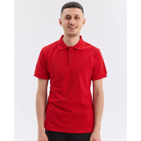 Изображение  Медицинское поло мужское красное NEW р. XL, "БЕЛЫЙ ХАЛАТ" 578-536-967, Размер: XL, Цвет: красный