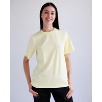 Зображення  Медична базова футболка жіноча жовта р. S, "БІЛИЙ ХАЛАТ" 584-397-924, Розмір: S, Цвет: жовтий