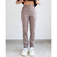 Зображення  Медичні жіночі брюки Торонто мокко р. 42, "БІЛИЙ ХАЛАТ" 390-421-708, Розмір: 42, Цвет: моко