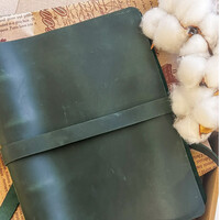 Изображение  Кожаный блокнот Professional Journals «Ukraine is my home» (модель Аляска), зеленый, Цвет: Green