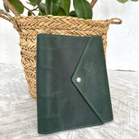 Изображение  Кожаный блокнот Professional Journals "Казак" (модель Калифорния), зеленый, Цвет: Green