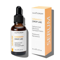Зображення  Сироватка для обличчя Julie`s Dream Ceramide+ для глибокого зволоження, відновлення ліпідного бар’єра шкіри та надання м’якості, 30 мл