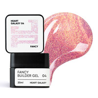 Изображение  Моделирующий гель с эффектом хамелеона Jerden Proff Fancy Builder Gel №04, 20 мл, Объем (мл, г): 20, Цвет: 04