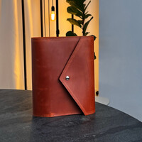 Изображение  Кожаный блокнот Professional Journals "Казак" (модель Калифорния), коньяк, Цвет: cognac