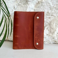 Зображення  Шкіряний блокнот Professional Journals «Козак» (модель Монако), коньяк, Колір: cognac