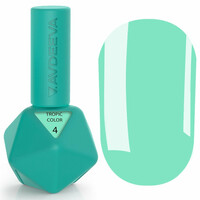 Зображення  Гель-лак для нігтів V.Avdeeva Tropic Color 4 м’ятно-зелений, 12 мл, Об'єм (мл, г): 12, Колір: 04
