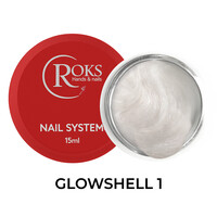 Зображення  ROKS Builder Gel Glowshell 15ml №1, Об'єм (мл, г): 15, Колір: 01