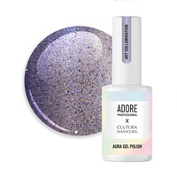 Зображення  Гель-лак скляне "котяче око"-хамелеон Adore Gel Polish Cat’s Eye A-04 ультрамарин, 8 мл, Об'єм (мл, г): 8, Колір: A-04