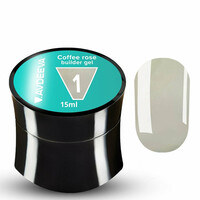 Зображення  Моделюючий гель Victoria Avdeeva Coffee Rose Builder Gel №01 Світло-бежевий з холодним підтоном, 15 мл, Об'єм (мл, г): 15, Колір: 01