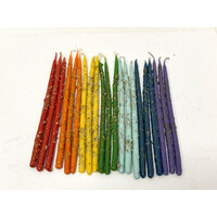 Зображення  Набір свічок з травами "7 чакр" 18 см, 21 шт