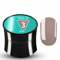 Зображення  Моделюючий гель Victoria Avdeeva Coffee Rose Builder Gel №03 М’який світло-кавовий, 15 мл, Об'єм (мл, г): 15, Колір: 03