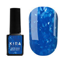 Зображення  База для нігтів Kira Nails Neon Bang Base Navy, 6 мл, Об'єм (мл, г): 6, Колір: Navy