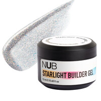 Зображення  Гель моделюючий NUB Starlight Builder Gel 01 світловідбиваючий, 12 мл, Об'єм (мл, г): 12, Колір: 01