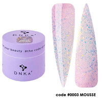 Зображення  Моделюючий гель для нігтів DNKa' Builder Gel Mousse 0003, 15 мл, Об'єм (мл, г): 15, Колір: 0003