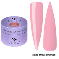 Зображення  Моделюючий гель для нігтів DNKa' Builder Gel Mousse 0005, 30 мл, Об'єм (мл, г): 30, Колір: 0005