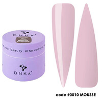 Зображення  Моделюючий гель для нігтів DNKa' Builder Gel Mousse 0010, 15 мл, Об'єм (мл, г): 15, Колір: 0010