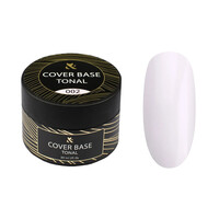 Зображення  База камуфлююча для нігтів F.O.X Tonal Cover Base 30 мл, № 002, Об'єм (мл, г): 30, Колір: 002