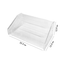 Зображення  Підставка для гель-лаків пластикова L93-L88 мала прозора