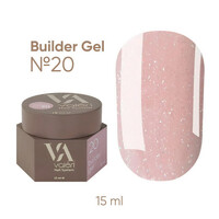 Зображення  Гель моделюючий Valeri Builder Gel 20, 15 мл , Об'єм (мл, г): 15, Колір: 020