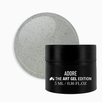 Изображение  Гель-паста Adore Professional Clay Gel 04 Terrazzo без липкого слоя светло-серый, 5 мл, Объем (мл, г): 5, Цвет: 04