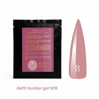 Изображение  Гель строительный Steffani Builder Gel 08, sachet 30 мл, Объем (мл, г): 30, Цвет: 08
