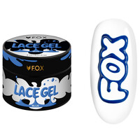 Изображение  Гель-краска без липкого слоя FOX Lace Gel Blue, 5 мл, Объем (мл, г): 5, Цвет: Blue
