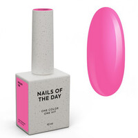 Зображення  Nails of the Day Gel polish Peony– теплий насичений рожевий гель-лак для нігтів, що перекриває в один шар, 10 мл, Об'єм (мл, г): 10, Колір: 199 Peony