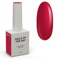 Изображение  Nails of the Day Bottle gel 18 – винно-красный сверхпрочный гель для укрепления ногтей, 10 мл, Объем (мл, г): 10, Цвет: 18